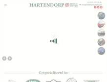 Tablet Screenshot of hartendorp.nl